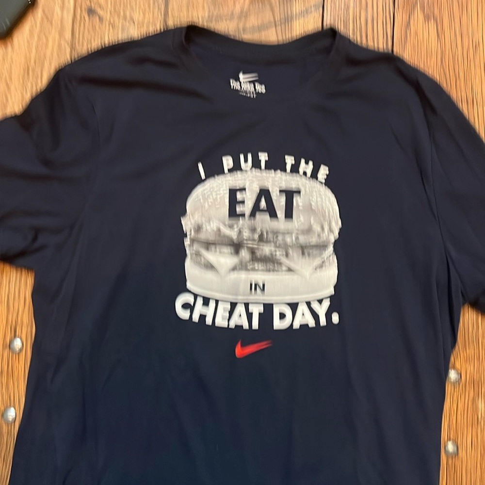 Nike Dry Fit/Cotton XL shirt navy